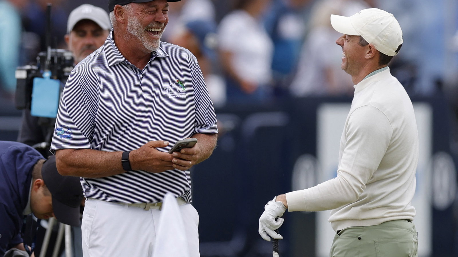 Darren Clarke and Rory McIlroy
